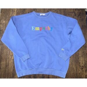 The Mayfair Group Empathy Always Sweatshirt in Blue one Size